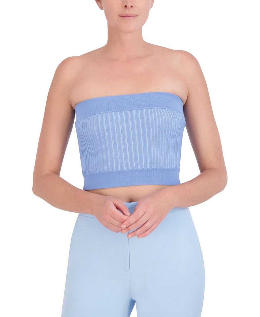 BCBG MAX AZRIA Crop Top Punto Bandeau Tops