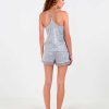 BCBG MAX AZRIA Pajama Set With Cut And Short Manga T-Shirt Pajamas