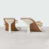 BCBG MAX AZRIA Cadena Mistia Trenzada Tacon Sandal Shoes