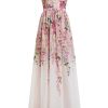 BCBG MAX AZRIA Wide Floral Bustier Dress Night