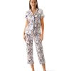 BCBG MAX AZRIA Marmol Shirt And Pantalon Pajama Set Pajamas