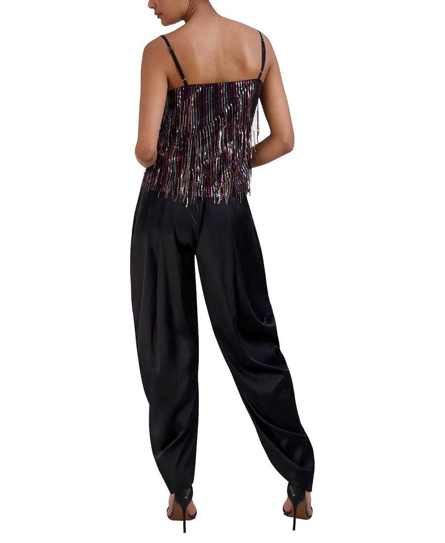 BCBG MAX AZRIA Satin Harem Pants Pantalones