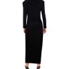 BCBG MAX AZRIA Wide Dress With Pliegues Casual