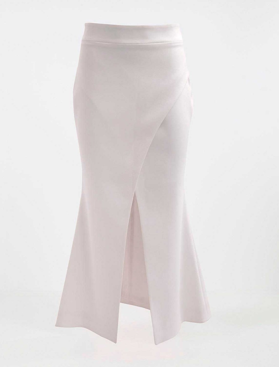 BCBG MAX AZRIA Asymmetric Fascus With Opening Skirts