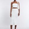 BCBG MAX AZRIA Crop Top Punto Bandeau Tops