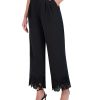 BCBG MAX AZRIA Pantalon Pierna Ancha Encaje Pantalones