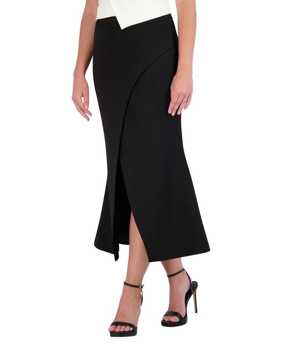 BCBG MAX AZRIA Asymmetric Fascus With Opening Skirts