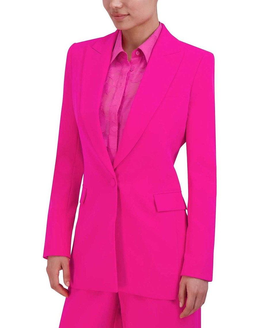 BCBG MAX AZRIA Blazer With Sole And Button Outerwear