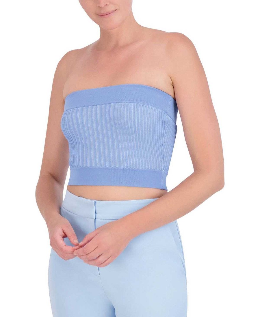 BCBG MAX AZRIA Crop Top Punto Bandeau Tops