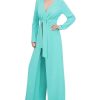 BCBG MAX AZRIA Pierna Ancha Lazo Jumpsuit On Waist Jumpsuits Rompers