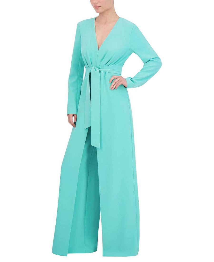 BCBG MAX AZRIA Pierna Ancha Lazo Jumpsuit On Waist Jumpsuits Rompers