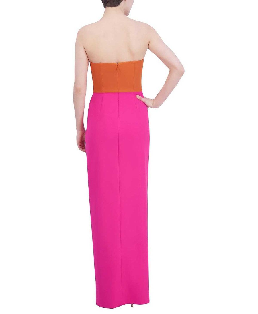 BCBG MAX AZRIA Wide Princess Dress With Colorblock Opening Night