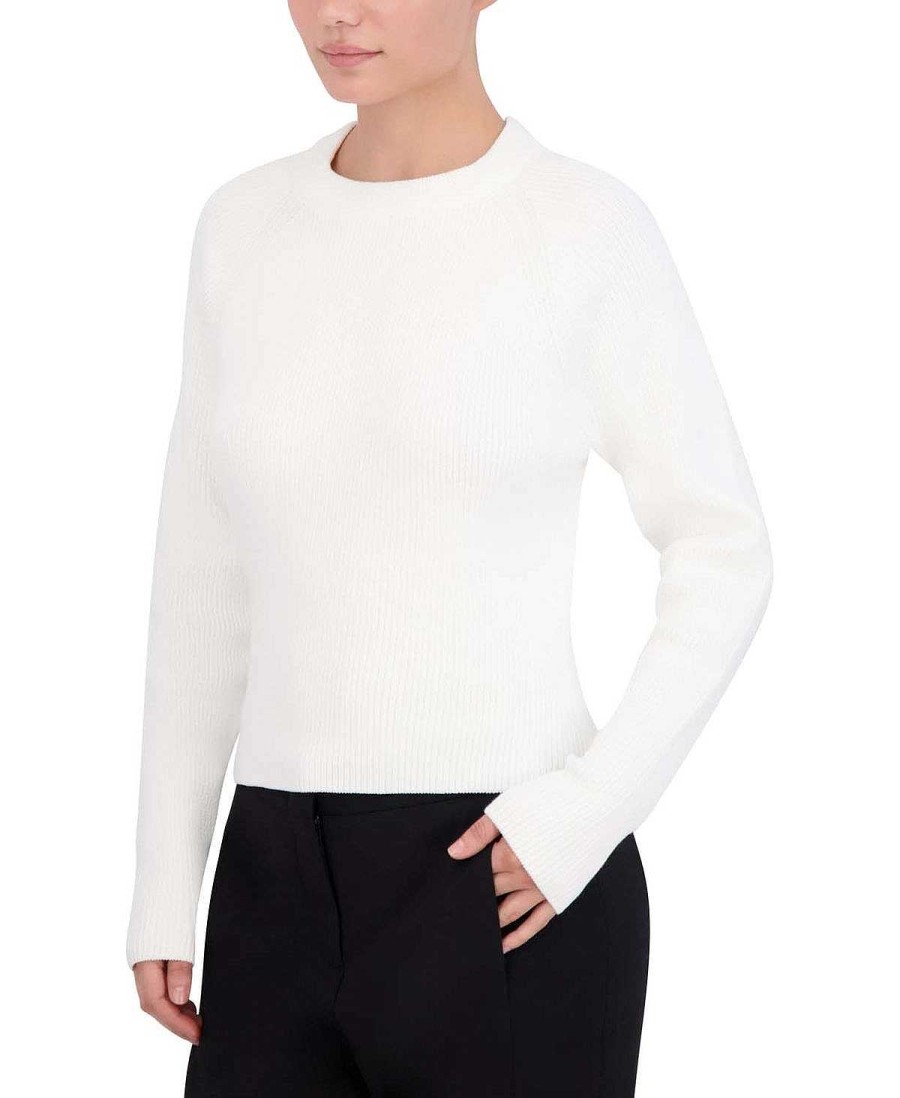 BCBG MAX AZRIA Espalda Descubierta Cotton Sweater Sweaters