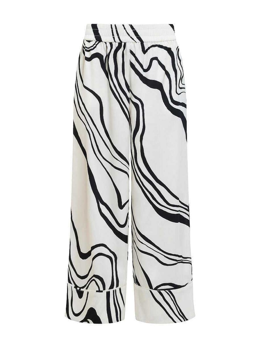 BCBG MAX AZRIA Abstract Print Pants Pantalones