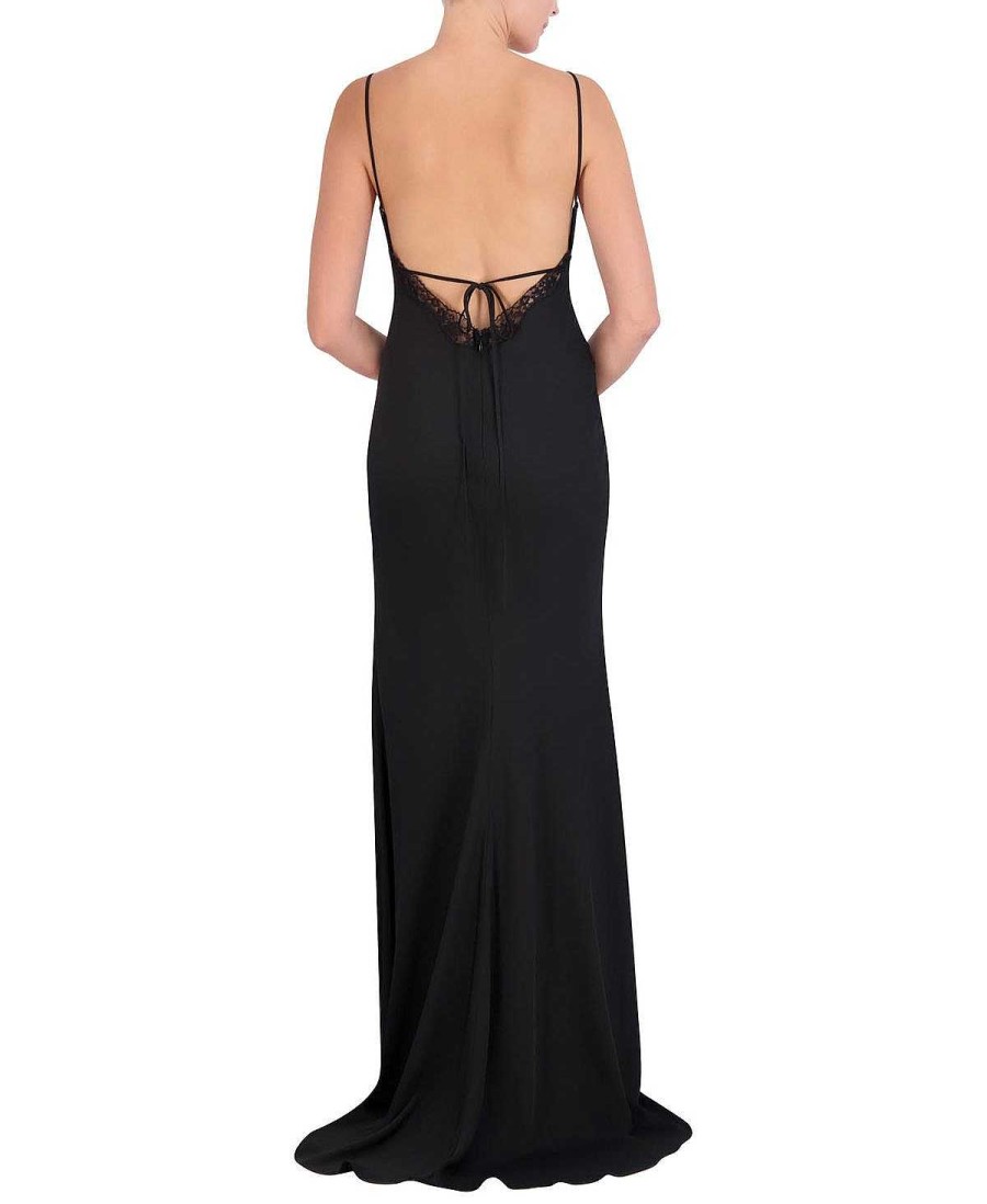 BCBG MAX AZRIA Wide Satin Dress With Fitness Night