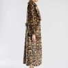 BCBG MAX AZRIA Large Shelter With Synthetic Leopard Piece With Lazo Outerwear