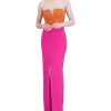 BCBG MAX AZRIA Wide Princess Dress With Colorblock Opening Night