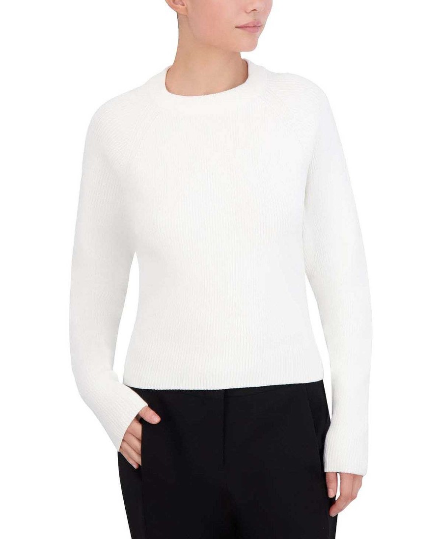 BCBG MAX AZRIA Espalda Descubierta Cotton Sweater Sweaters