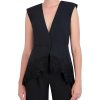 BCBG MAX AZRIA Peplum Chaleco Encaje Shawls